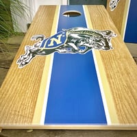 Image 3 of Brackish Wooder Cornhole Boards - Naval Academy - Billy the Goat - MT3892