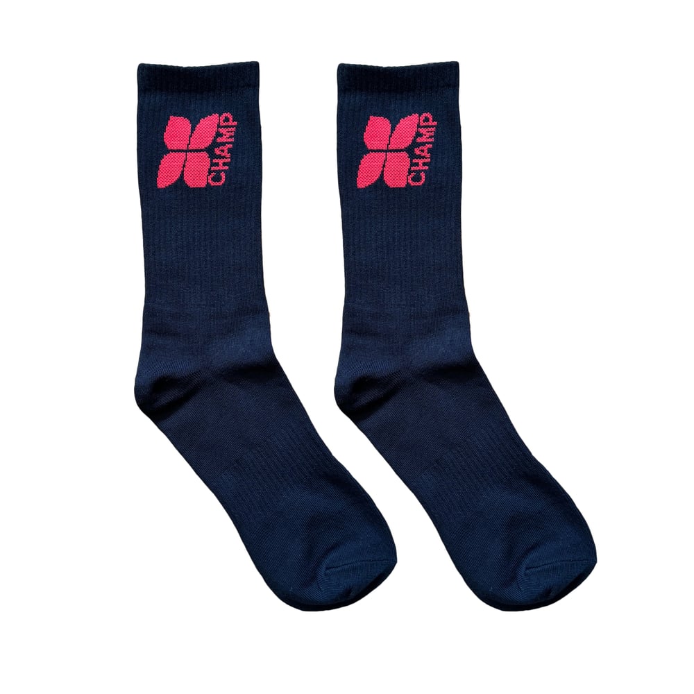 Image of ‘Bred’ Butterfly Champ Socks