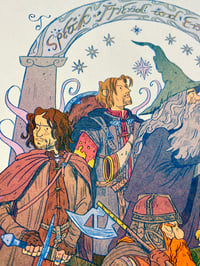 Image 4 of Lord of the Rings, Fellowship of the Ring - Large Riso Print