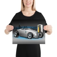 Image 1 of Electric Roadster print 12x18