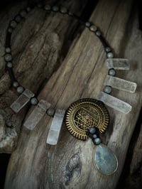 Quartz & Labradorite necklace 