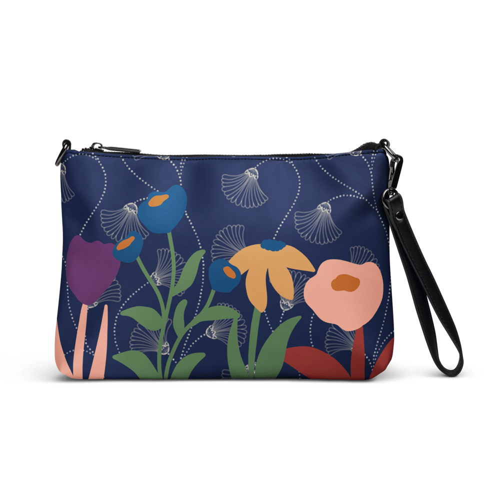 "FLOWERS" CROSSBODY PREMIUM LEATHER BAG