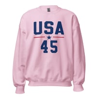 Image 7 of USA 45 TRUMP - Unisex Sweatshirt from PatriotsCo.com