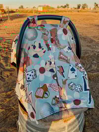 Image 1 of Disco Cowgirl car seat  cover