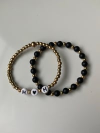 Image 2 of Black onyx bracelet set 
