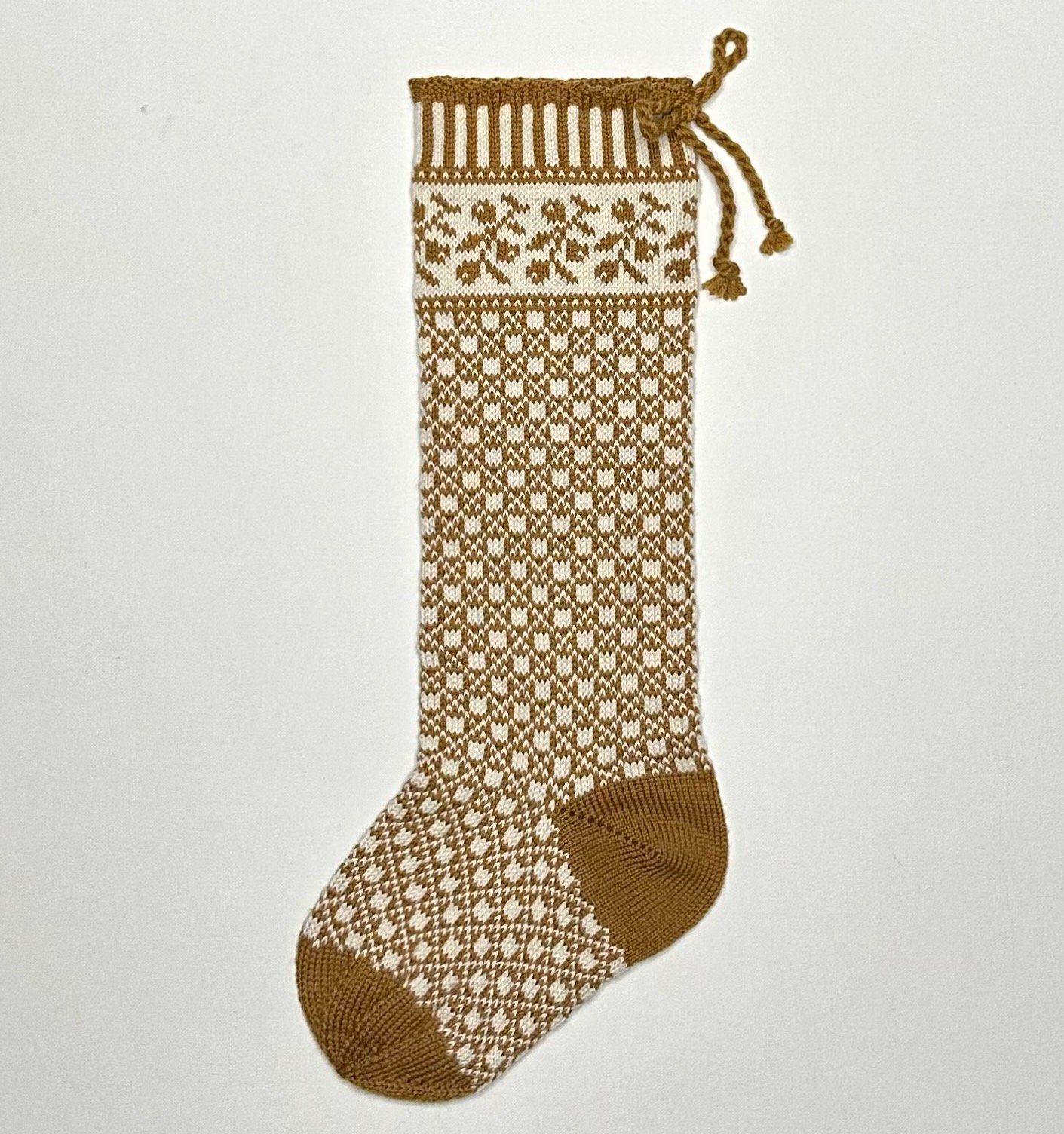 Image of Ligonberry Christmas Stocking (two color)