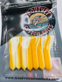 Yellow & White Mini Jigs 7 pcs