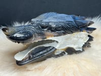 Image 7 of Wolf Agate Carving #2266