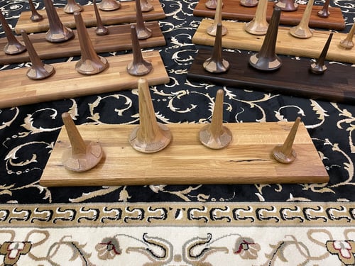 Image of White Oak Trumpet Stand