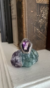 Image 1 of Atomic amethyst ring