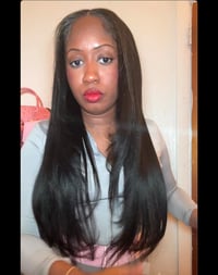 Image 2 of Beauty Forever Hair V-Part Yaki Staight Wig