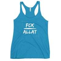 Image 3 of FCK ALLAT Women's Racerback Tank copy