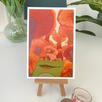 Image 2 of Mushroom Forest Art Print
