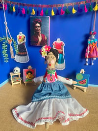 Image 1 of Frida with vintage embroidery 