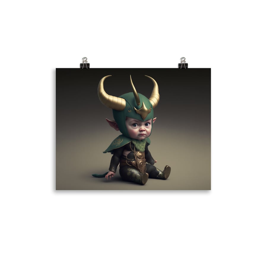 Image of Marvel Babies - Loki | Photo paper poster