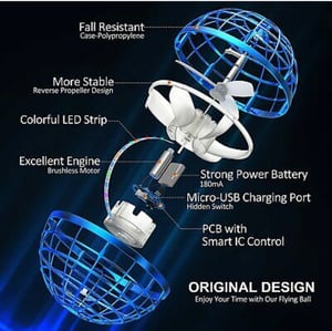 Gyrator flying led ball