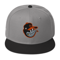 Image 4 of Tha O's "Bird Flu" Snapback (Orange Logo)