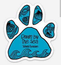 Image 1 of Down by the Sea - Schatzi Euraisers sticker