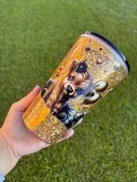 Image 3 of 16oz Highland Cow Snow Globe Cup