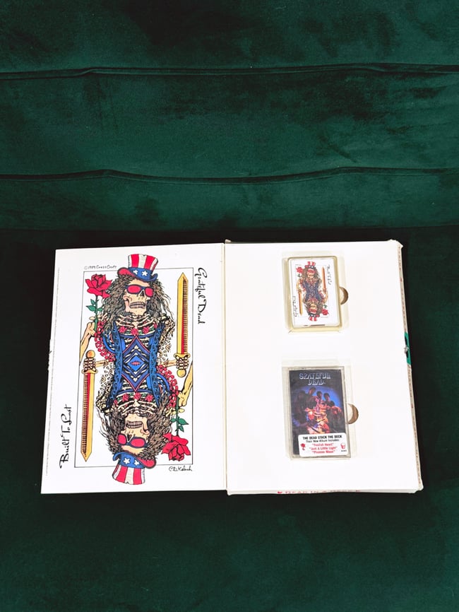 Grateful Dead 1989 Built to Last ‘Dead in a Deck’ Promo Kit - Cassette