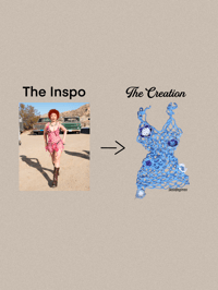 Image 2 of Mesh Granny Square Dress