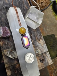 Image 2 of Electroformed crystal ball necklace 04