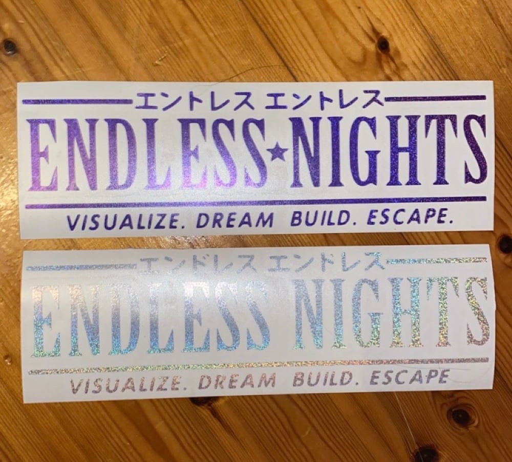 Endless Nights Sticker Large 