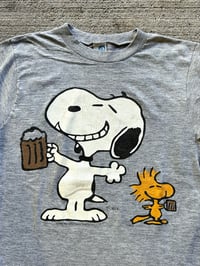 Image 2 of 80s Snoopy & Woodstock Sz M 