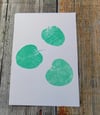 Eucalyptus Leaves Monoprint Print- Original