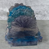 Image 1 of Blue/Silver Coaster Set