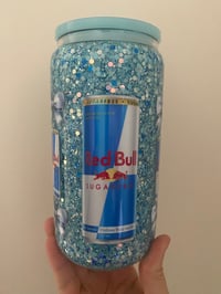 Image 1 of sugar free redbull handled snowglobe 