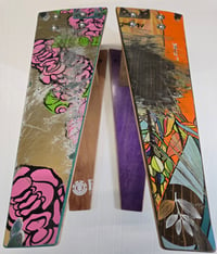 Image 3 of Recycled Skateboard Seat Legs