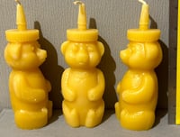 Big Honey Bear Beeswax Candle