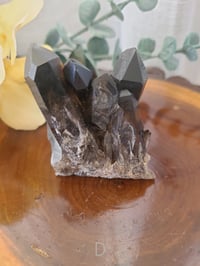 Image 7 of Black Smoky Quartz Small Crystal Cluster 4 Styles