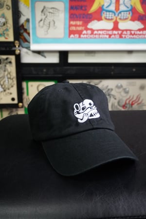 Image of peanuts skull 6 panel cap