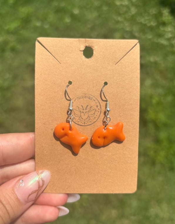 Image of Goldfish Hook Earrings