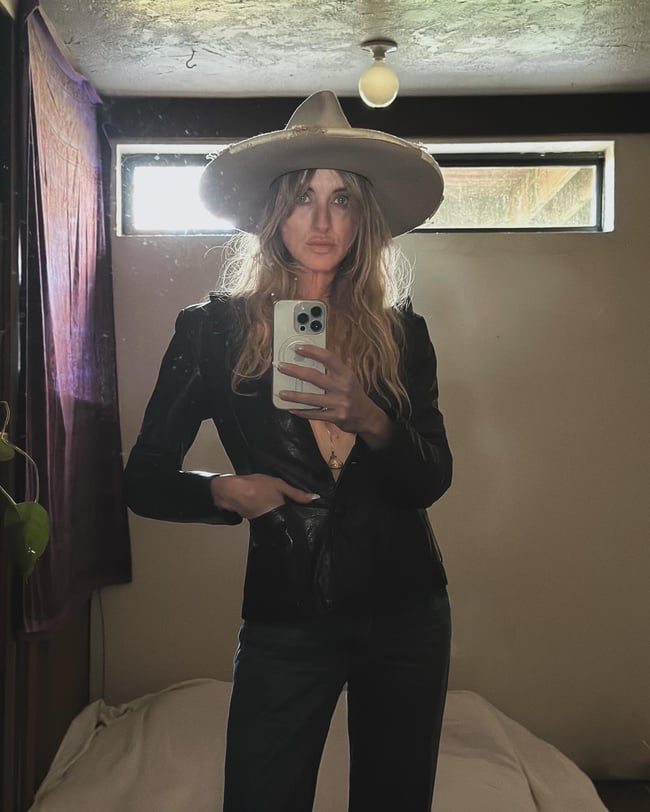 70s Gandalf the leather wizard detroit rock and roll leather jacket