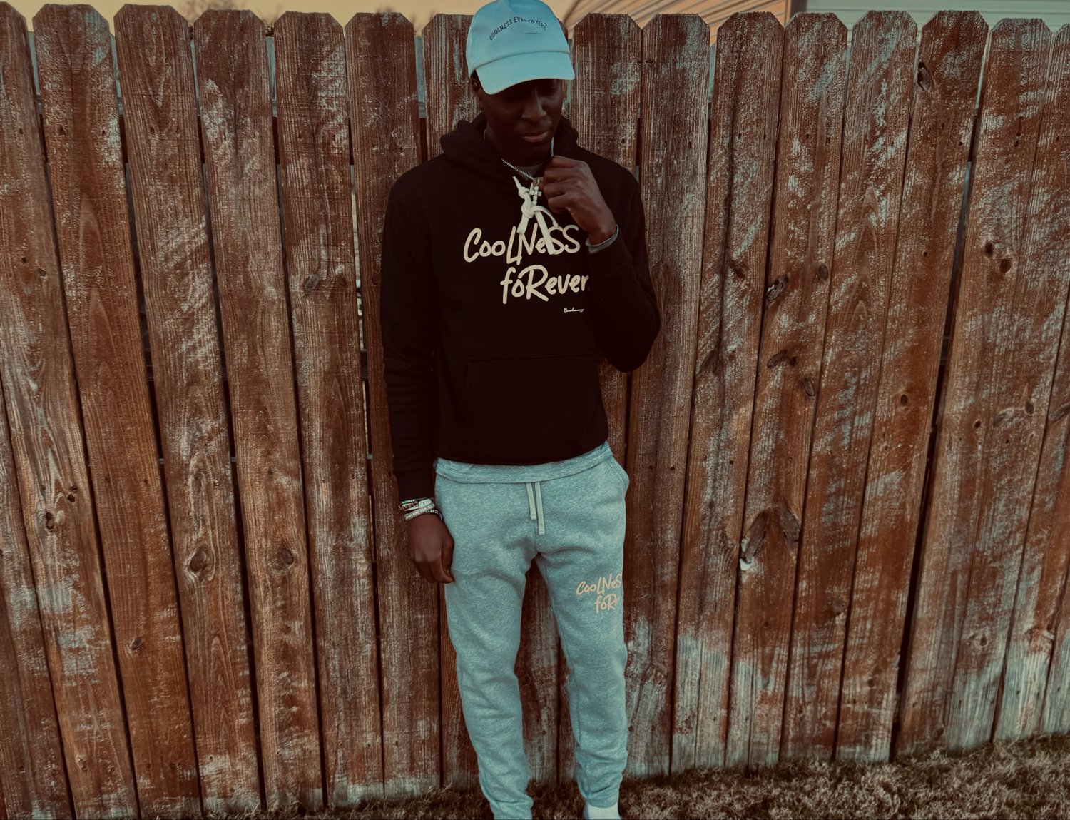 Image of Coolness Forever Sweatsuit - Black/Gray