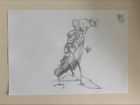 Image 2 of Limited 1 of 1 Sketches A4 Cheo Characters And Cheo Bee Signed