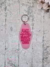 Image 1 of Hot Girls Retro Motel Keychain