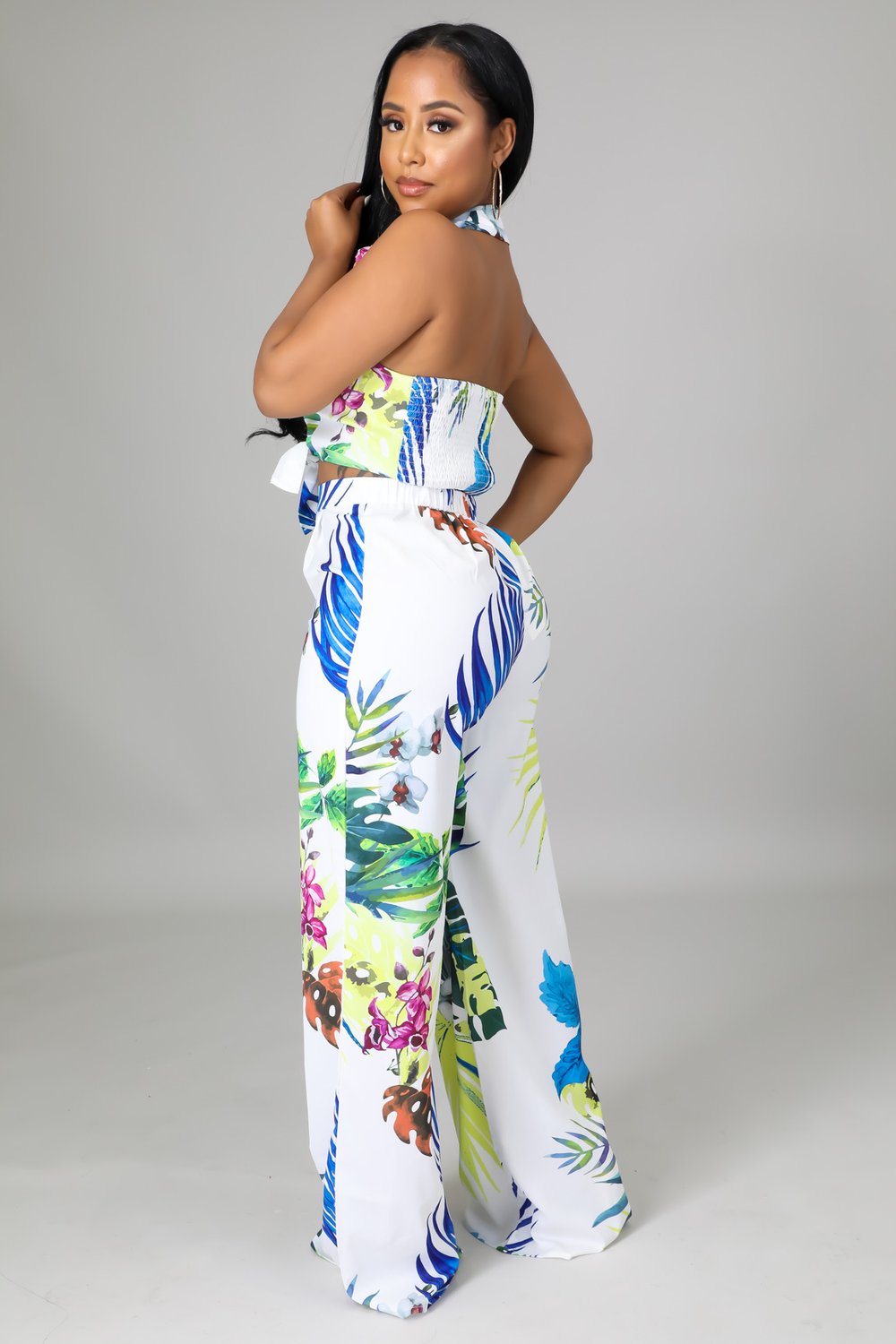 Image of Tropical Beach Pant Set