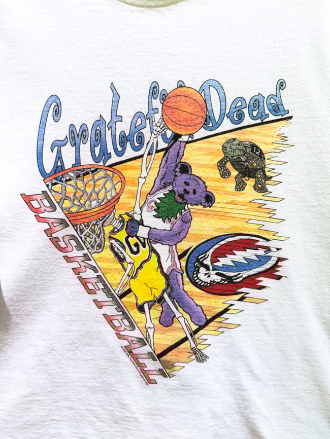 Grateful Dead 1996 ‘GD Basketball’ T-Shirt - Size L