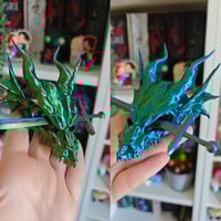 Image 1 of Horquilla holográfica verde/azul 
