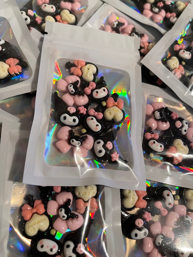 Image of BLACK KUROMI CHARMS
