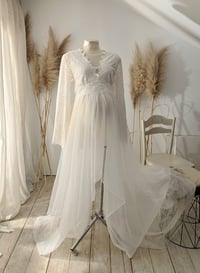 Image 2 of Off white dress for maternity photoshoots | Juliette | size S-M-L