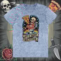 Image 1 of Multitask Vintage Wash Denim Tee