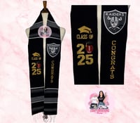 Raiders Graduation Stole