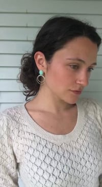 Image 4 of Turquoise Blossom Earrings