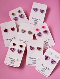 Image 1 of Heart | Studs 
