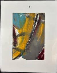 Image 2 of ART - Small Framed Cold Wax & Oil Abstract